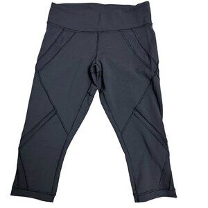 Lululemon Womens Size 4 Black Casual‎ Workout Capri Leggings